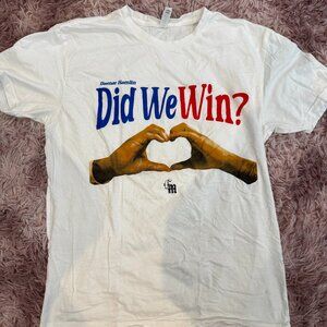 Damar Hamlin "Did We Win?" Heart Hands Graphic T-Shirt
